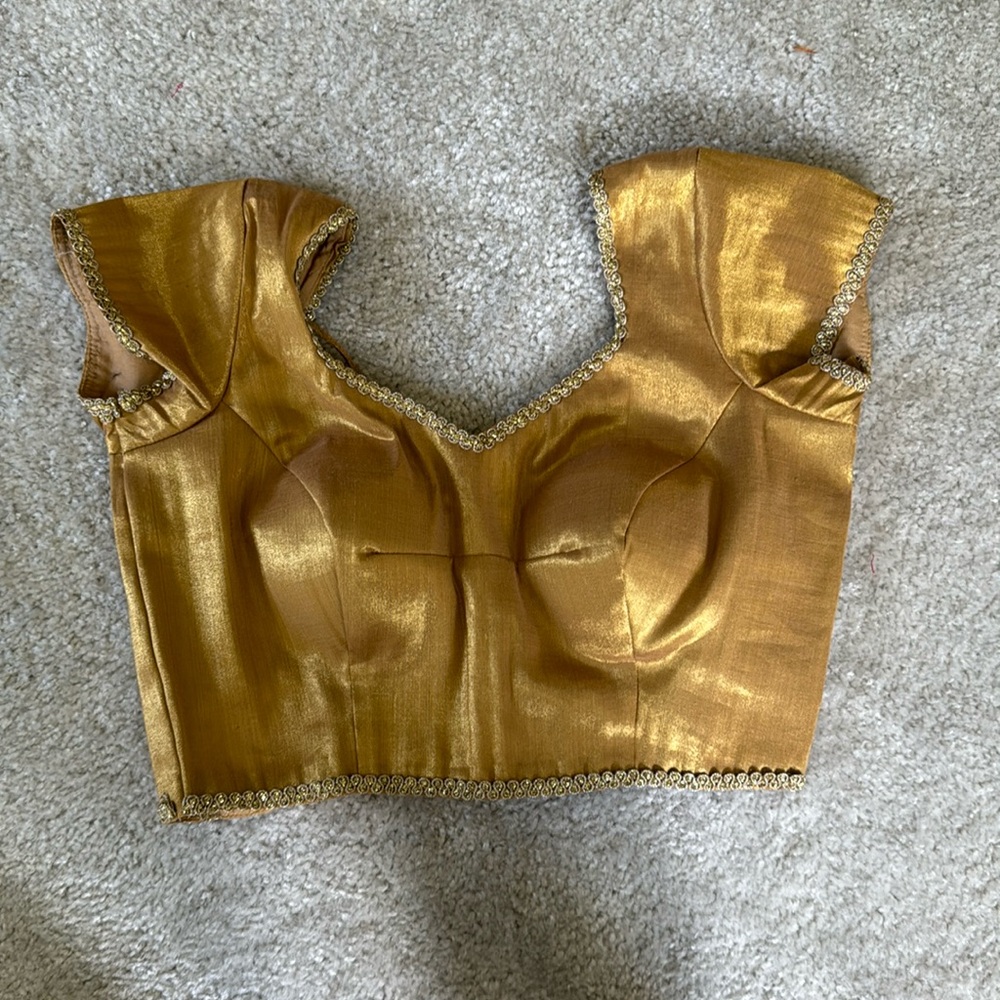 Gold blouse - NEVER WORN